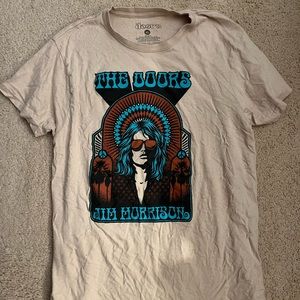 Graphic oversized band tee